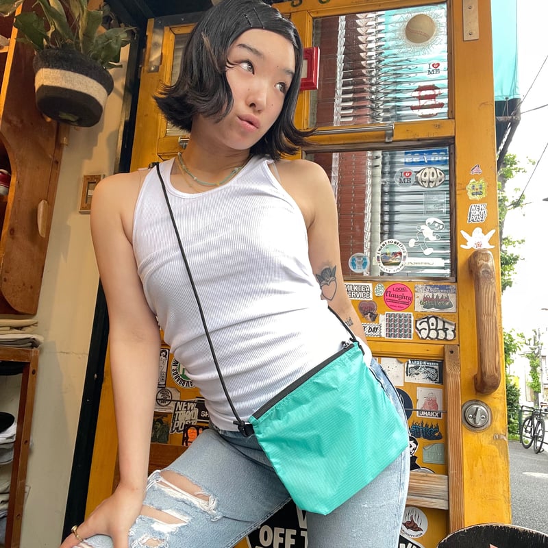 g'morning ripstop nylon sacoche サコッシュ g'morning ripstop nylon sacoche サコッシュ - メルカリ