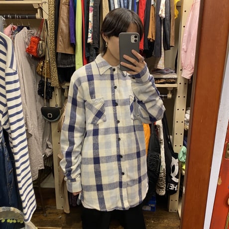 [USED] "Sears" CHECK HEAVYネル♡