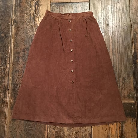 [USED] 秋色コーデュロイスカート