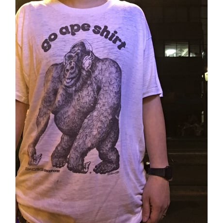 [USED] vintage Tee "go ape shirt"