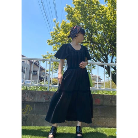 [USED]  vintage BLACK ワンピース