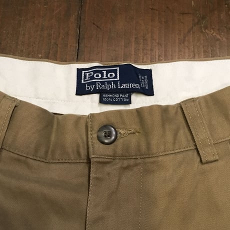 [USED] Polo Ralph Lauren 2タックチノ