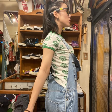 [USED] SUPER GIRL DENIM OVERALL!
