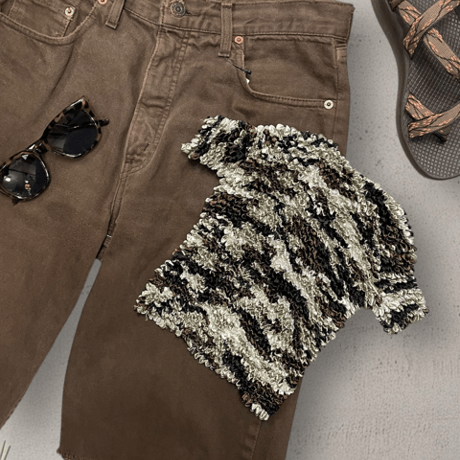 [USED] POPCORN TOPS "CAMO"