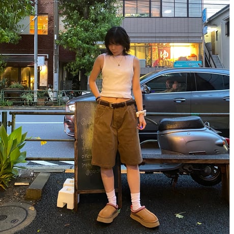 [USED] "Dickies" ダック地ペインターShorts