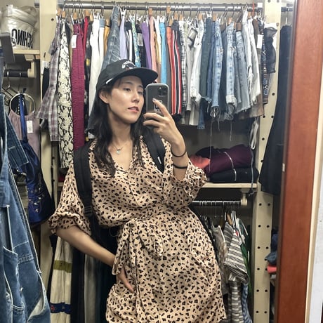 [USED]see by chloe レオパード シャツ ワンピース♡
