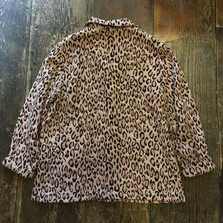 [USED] ゴブラン織りレオパードコート