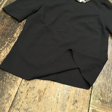 [USED] BLACK × レオパード TOPS