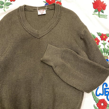 [USED] 80's EURO ARMY KNIT！