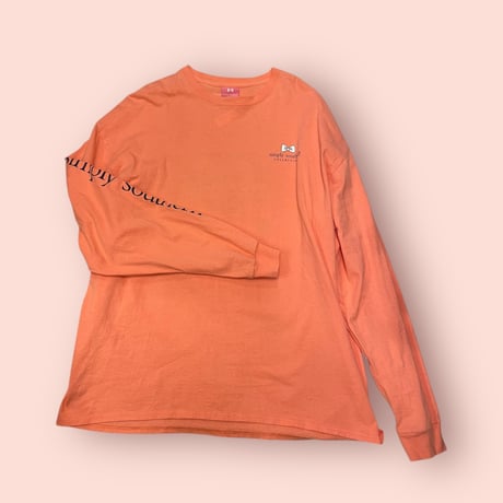 [USED]かわいい♡サーモンピンクBIGプリントTee