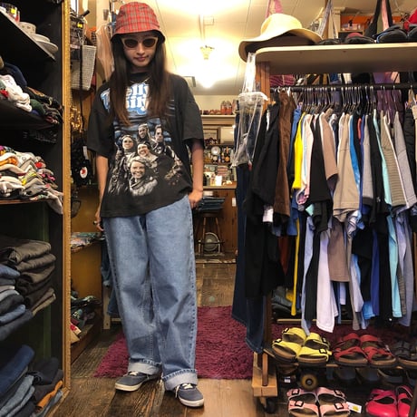 [USED] チェック柄バケットHAT