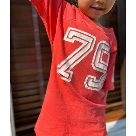 [USED] KIDS♡ vintage フットボールTee