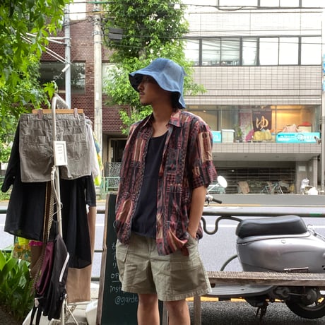 [USED]総柄S/S shirt