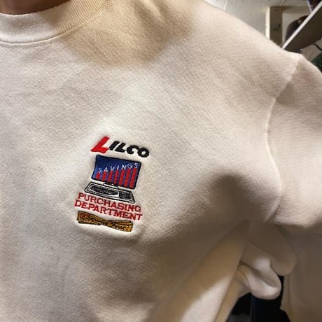 [USED] MADE IN USA！刺繍入りふっくらスエット