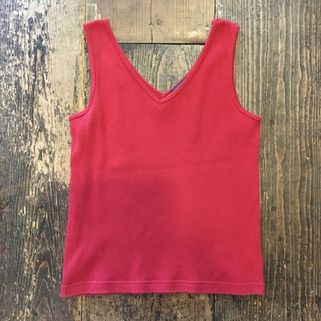 [USED]Ralph Lauren  Vネックノースリーブtops