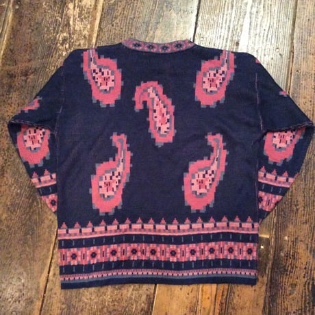 [USED]  ペイズリー柄 KNIT