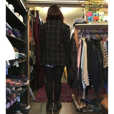 [USED] WOOL100% Wボタンジャケット