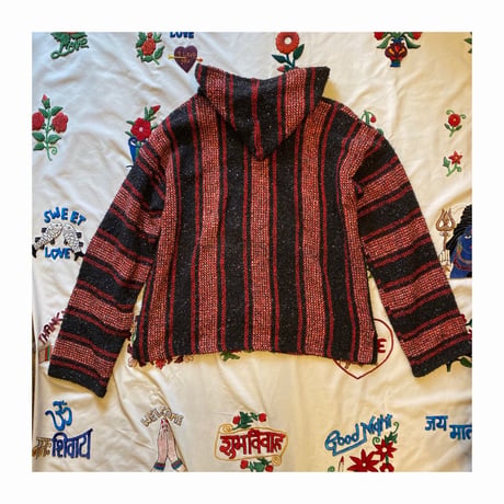 [USED]メキシカンパーカーBLACK×RED