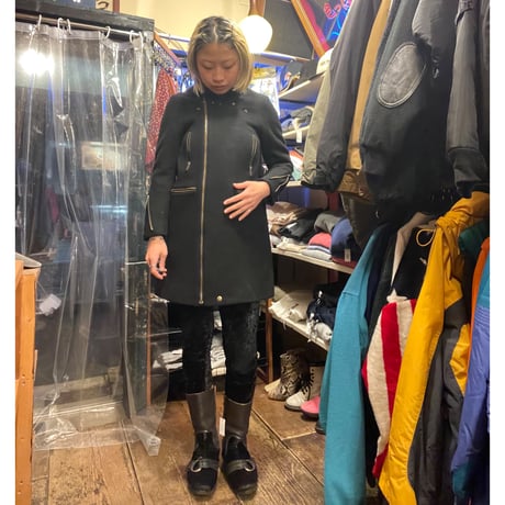 [USED]“DRANHEAL”ライダースwoolコート