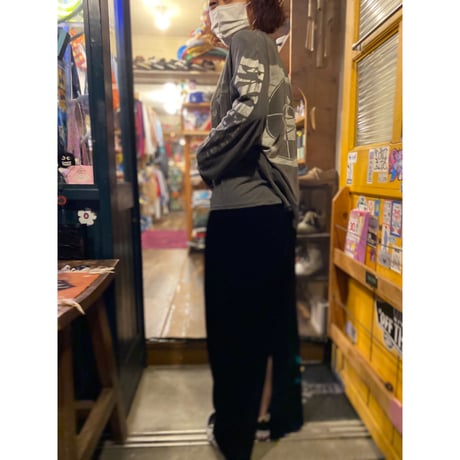 [USED] ブラックベロアスカート