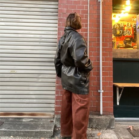 [USED] リアルレザーCAR COAT