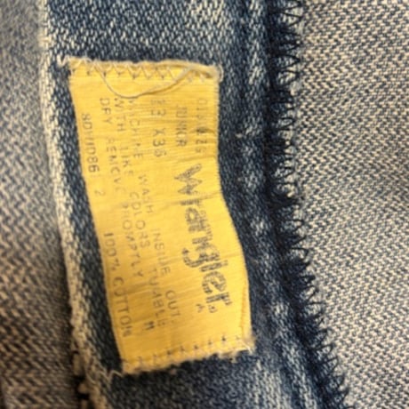[USED]  Wrangler デニムストレート