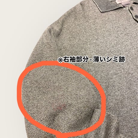 [USED] made in U.S.A. 襟付きコットンニット