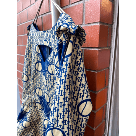 [USED] AFRICAN BATIK フリルtops