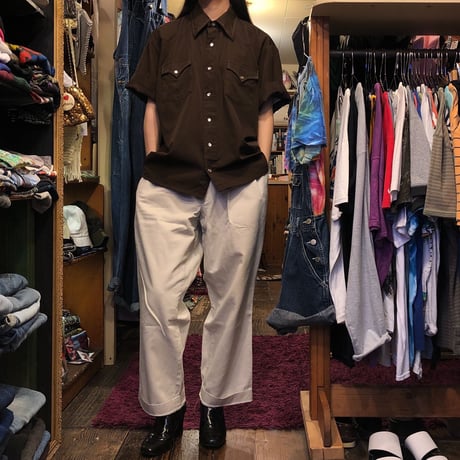[USED] 70's H BAR C S /S ウエスタンシャツ🐄