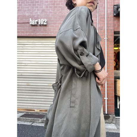 [USED] テロテロ トレンチ風 COAT