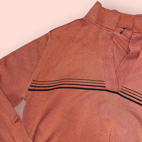[USED]  orange polo風ニット🍊