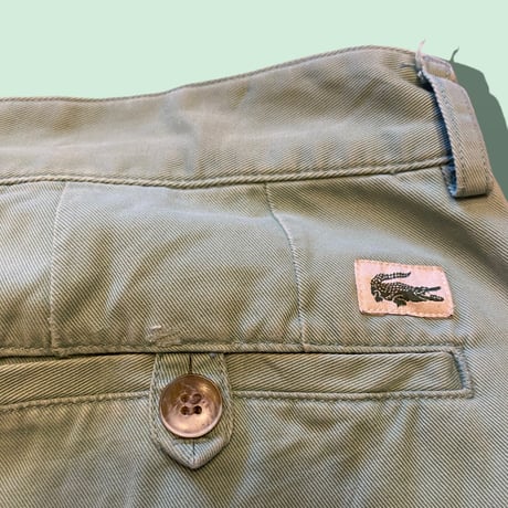 [USED] LACOSTE color  CHINO PANTS
