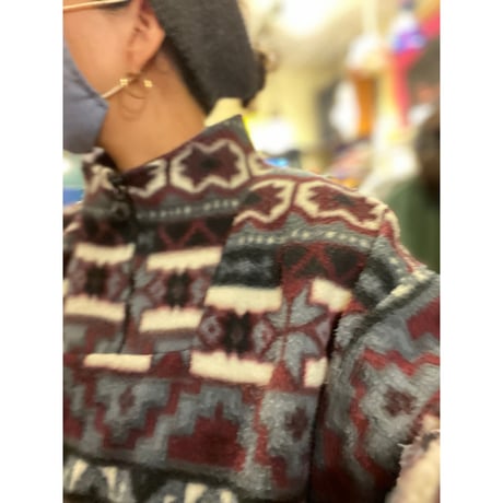 [USED] 柄フリース P/O JKT