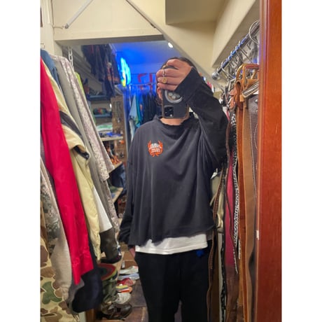 [USED] HARLEY DAVIDSON "BORO" モックネック L/S Tee