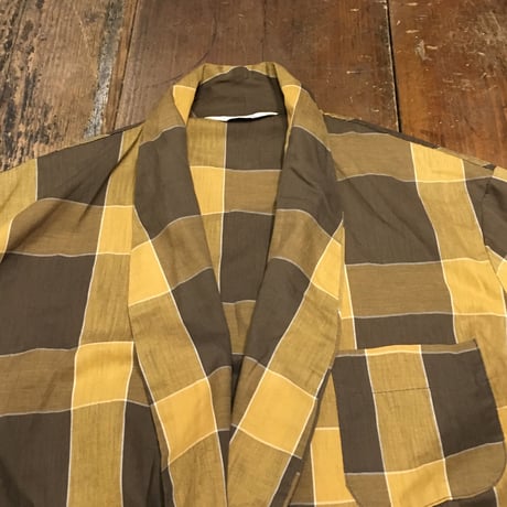 [USED] 60's~70's BRENT チェックガウン