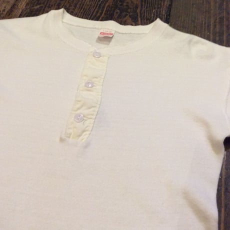 [USED]  "Health Knit" COTTON ヘンリーネック
