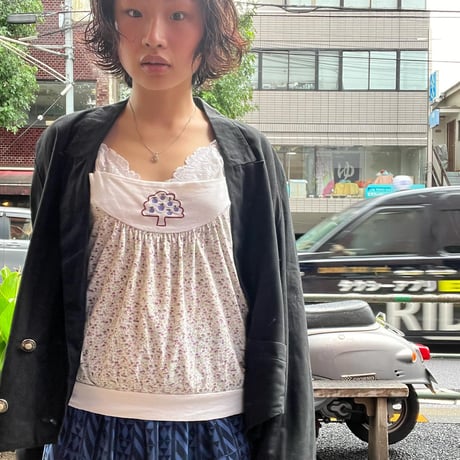 [USED] linen/cottonSHORT JACKET♡