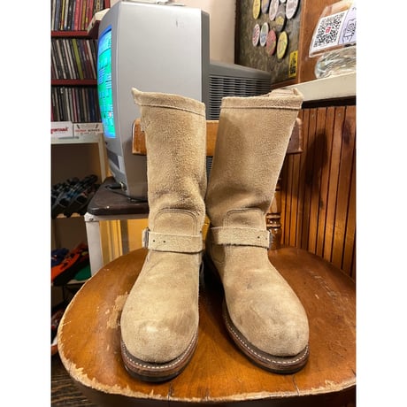 [USED] OLD "CHIPEWA" スエードブーツ