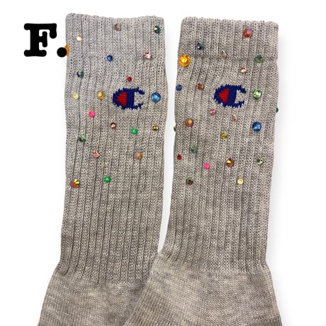[BENICOTOY] キラキラ Bijou Socks