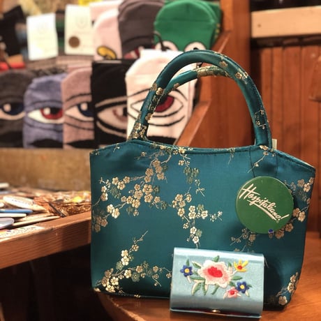 [USED] サテンCHINA ミニBAG❤️