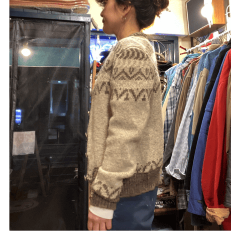 [USED] ブラウンknitカーディガン