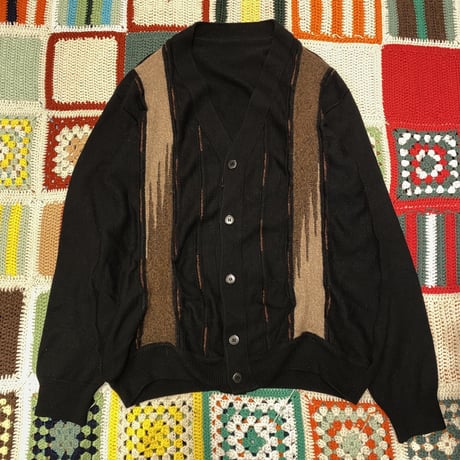 [USED] BLACK×BROWNカーディガン