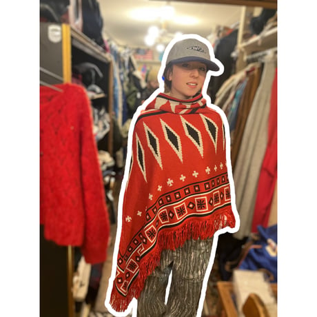 [USED] Knitポンチョ