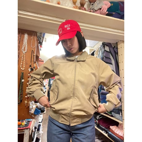 [USED] 90's "LANS END"G-9 ハリントンJKT