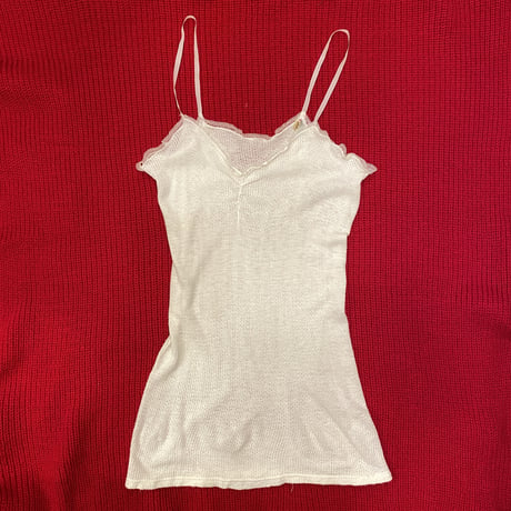 [USED] EURO VINTAGE ランジェリーキャミ🤍
