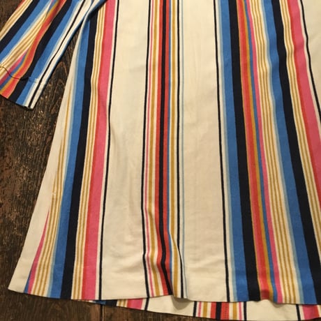 [USED]  70's ストライプ ワンピース