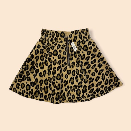 [USED] コーデュロイ レオパード ミニSKIRT♡
