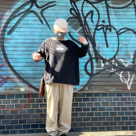 [USED] "LAUREN"ボートネック SWEAT