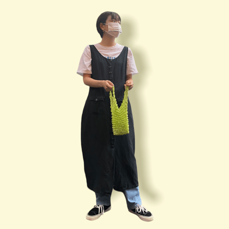 [SELECT] ライムグリーン💚POPCORN BAG