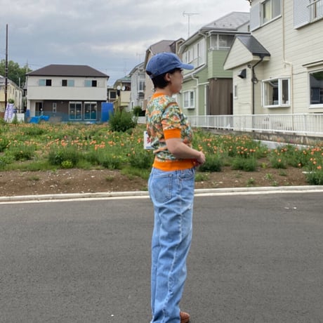 [USED] リブがかわいいショート丈 TOPS🧡